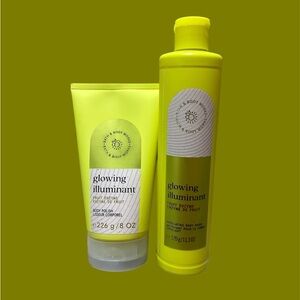 Bath and Body Works Glowing Illuminant Body Polish and Body Wash